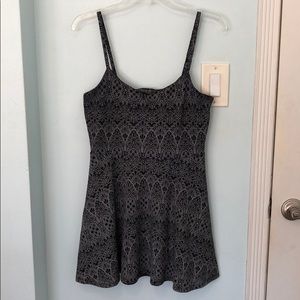 Thin strap flare dress